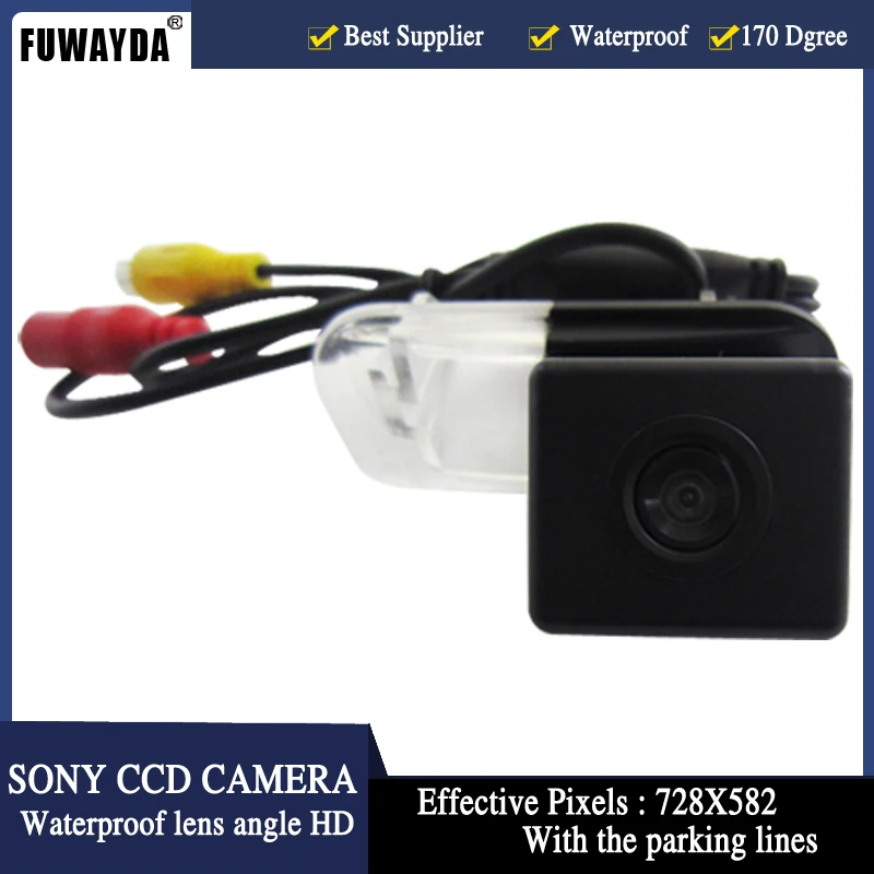 FUWAYDA беспроводное для SONY CCD Автомобильное зеркало заднего вида с направляющей