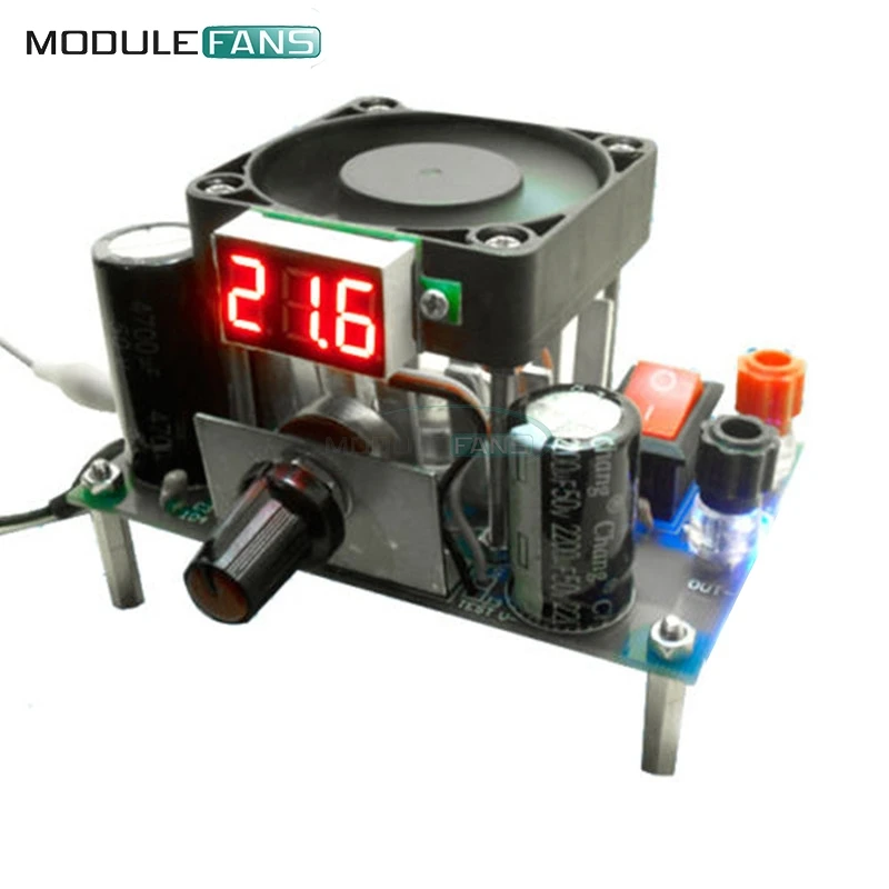DIY LM338K цифровой светодиодный дисплей понижающий источник питания понижающий модуль Плата DIY комплект для Arduino для Raspberry pi Max 3A 50 Вт