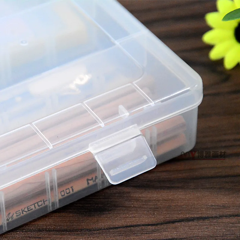 Эскизный чехол для карандашей художественного карандаша прозрачный школьные