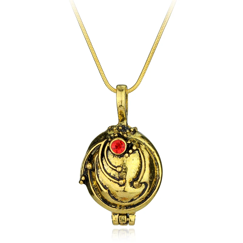 New Vampire Diaries Necklace Elena Gilbert Retro Verbena Verveine Photo Pendant Medallion Men & Women's Jewelry