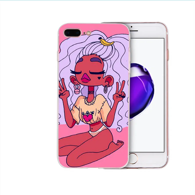 Волшебный меланин Poppin чехол для телефона мягкий силикон iPhone X 8 7 6 6S Plus 5S SE ТПУ xs max xr