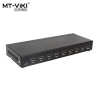 mt viki hdmi splitter 4k2k 8 port video distributor 1x8 3d 1 input 8 output hdmi 1 4 hdcp 1 2 5v 3a power supply sp148