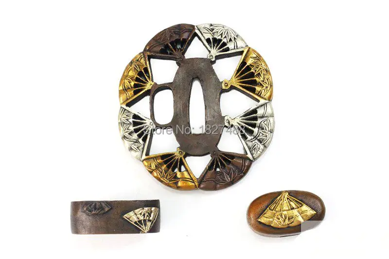 TFK020 самурайский Катана вентилятор TSUBA FUCHI Кашира фитинги для DIY|fitting| |