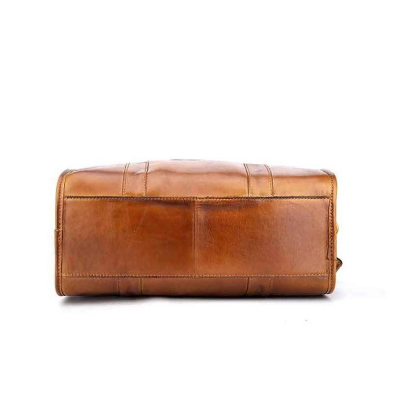Vintage Brush color Genuine Leather Women Handbags Fashion Shoulder Messenger Bags Original Casual Boston Crossbody Bag | Багаж и сумки