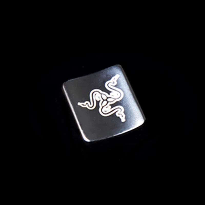 Металлический брелок с подсветкой R4 Attack On Titan ROG FILCO World Of Warcraft razer Keycap для вишневого переключателя, механическая клавиатура, серое золото