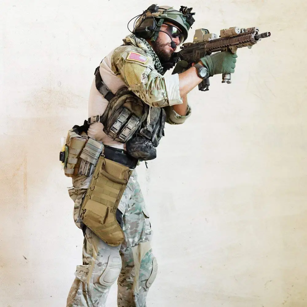 Tactical Molle Christmas Stocking Bag Dump Drop Pouch Utility Storage Bag Military Combat Hunting Magazine Pouches