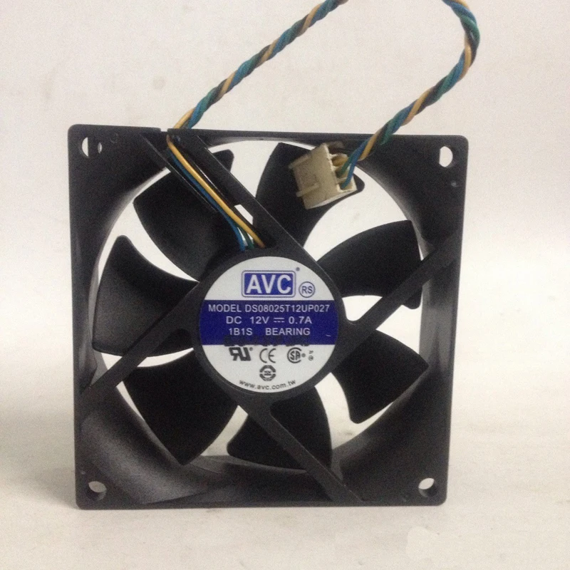 AVC 8025 DS08025T12UP027 8 см DC 12 В 0.7A Вентилятор охлаждения процессора|fan painting|fan silkfan led |