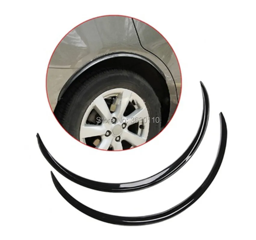 4pcs Soft car rim wheel hub eyebrow decorative Auto Tire anti-sediment sticker car-styling for toyota bmw vw ford hyundai | Автомобили и