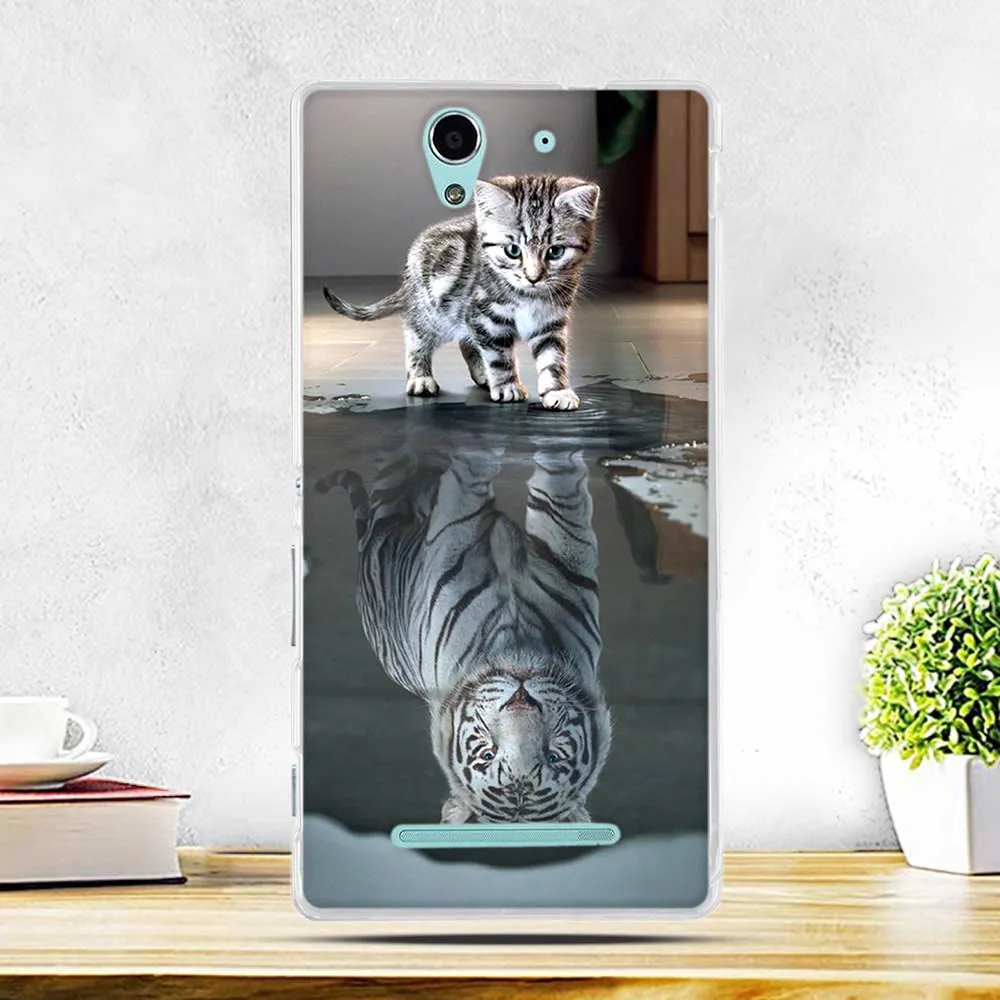 Для sony Xperia C3 D2502 D2533 S55U чехол 3D милый чехол Мягкий ТПУ силиконовый чехол для sony C 3/D 2533/D 2502 чехол для телефона s 5,5 дюймов Сумка