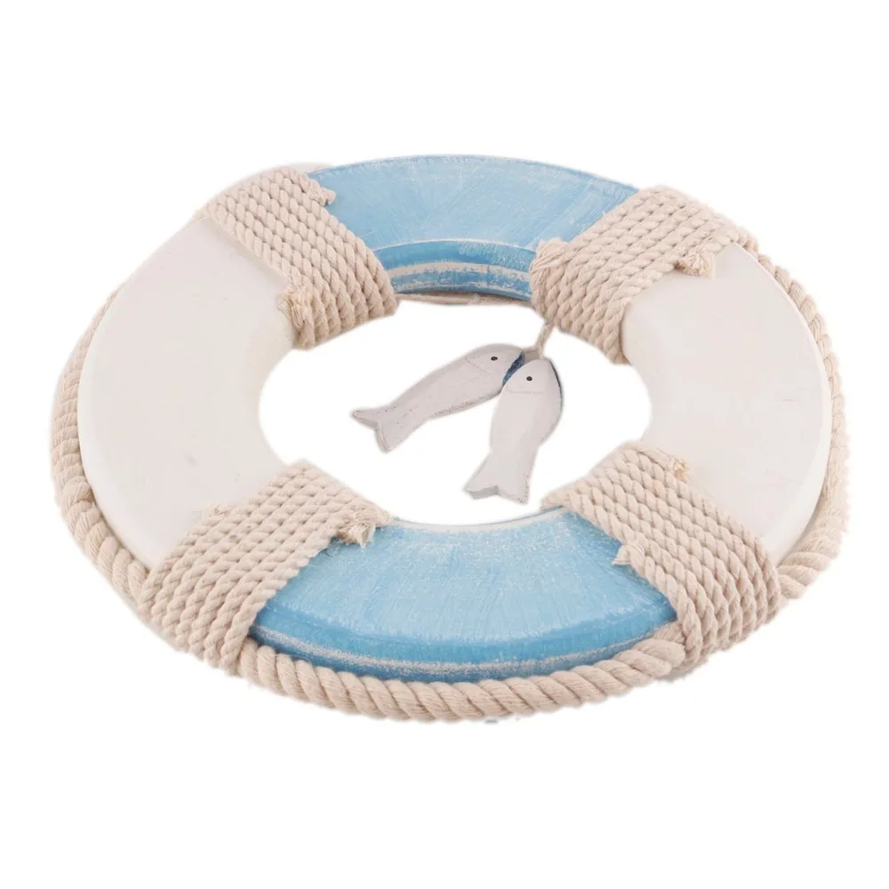 Морской деревянный декоративный спасательный круг домашний украшение для