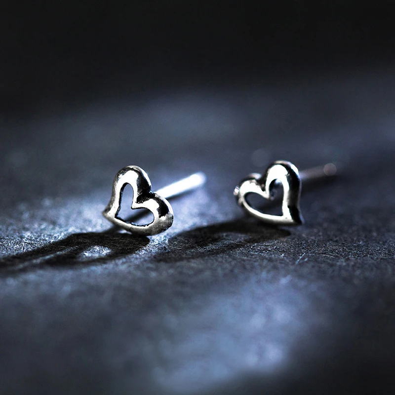 Женские серьги-гвоздики из серебра 100% пробы | Украшения и аксессуары