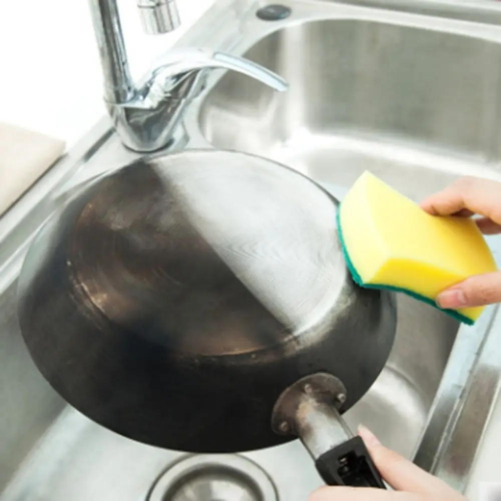

5 Pcs Waist-shaped Dishwashing Sponge Kitchen Cleaning Sponge Home Washing Cleaning Scouring Tool Kitchen Accessories