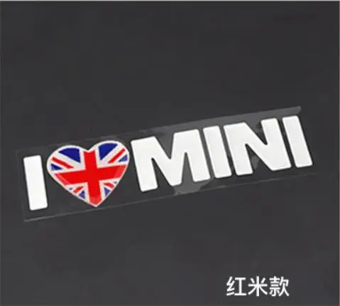 

Металлические наклейки с эмблемой «I LOVE» для мини Купера, отечественного человека, клуба, F55, F56, R55, R56, R60, F60, автомобильные аксессуары