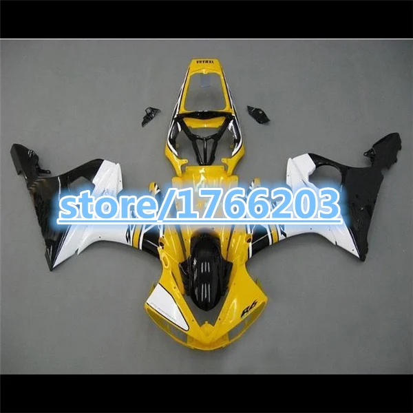 Комплект обтекателей из АБС для Φ 2003 2004 2005 YZF R6 03 04 05 YZF600 желтый белый глянцевый