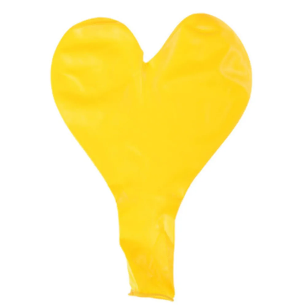 Yellow 36 дюймов белый гелиевый сердечко любовь большой латексный шар большой гигантский шар День Святого Валентина День Рождения Вечеринка свадебные украшения шары - Цвет: Yellow