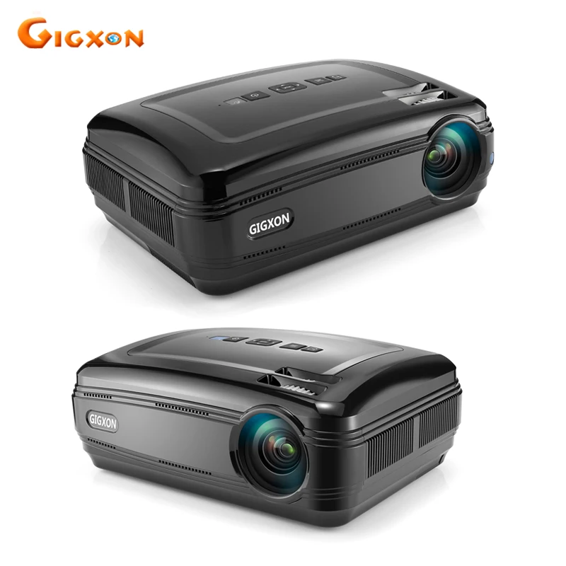 Gigxon G58 Full HD 3200 люменов маленький офис совет бизнес встречи использования 1080P ЖК светодиодный проектор домашний кинотеатр проектор