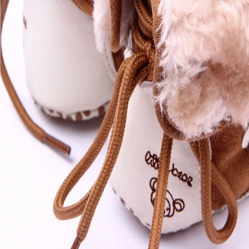 Infant Fashion Snow Boots First Walkers Shoes Baby Girl Boy Soft Skid-Proof Bottom Warm Booties Zapato Bebe Scarpe Neonata |
