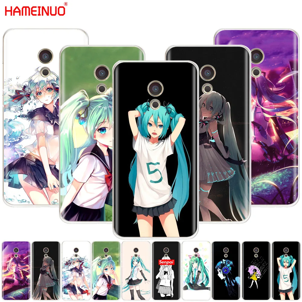 HAMEINUO аниме девочка Hatsune Miku крышка чехол для телефона для Meizu M6 M5 M5S M2 M3 M3S MX4 MX5 MX6 PRO 6 5 U10 U20 note plus