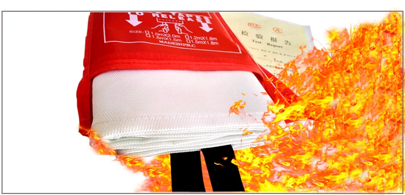 Огнестойкое одеяло из стекловолокна 1mX1m|fire blanket|fiberglass fire blanketblanket emergency |