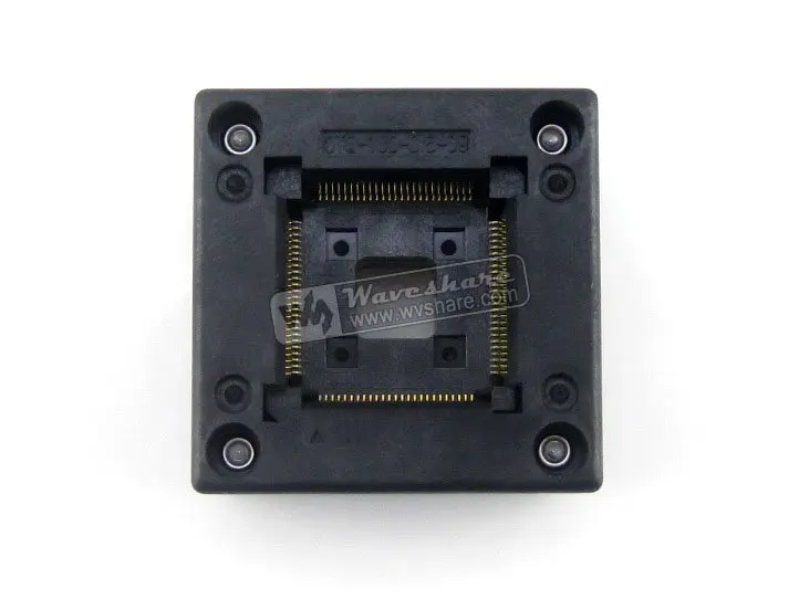 QFP100 TQFP100 LQFP100 PQFP100 OTQ-100-0.5-09 Enplas QFP IC тестовая сгорающая розетка 0 5 мм Шаг Body размер