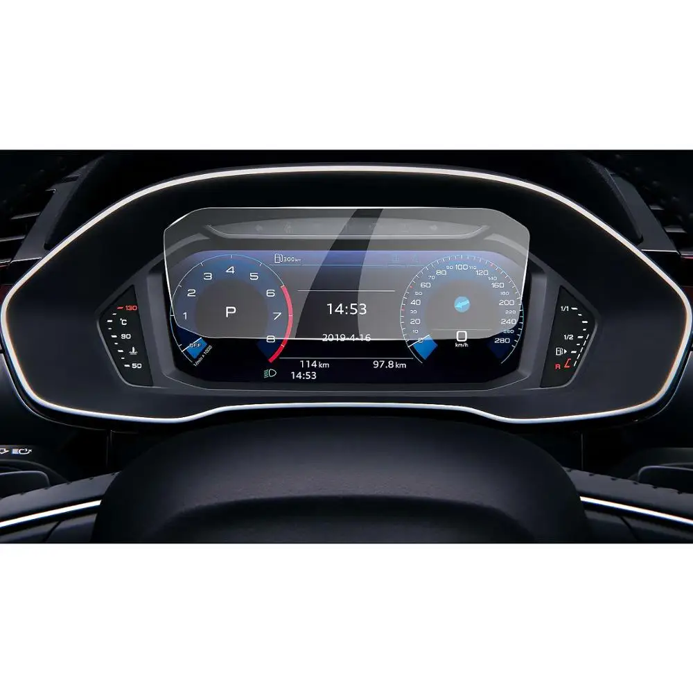 RUIYA Защитная пленка для экрана для Audi Q3 F3 Virtual Cockpit 10,25 дюймов жидкокристаллическая приборная панель экрана, 9H защитная пленка из закаленного стекла