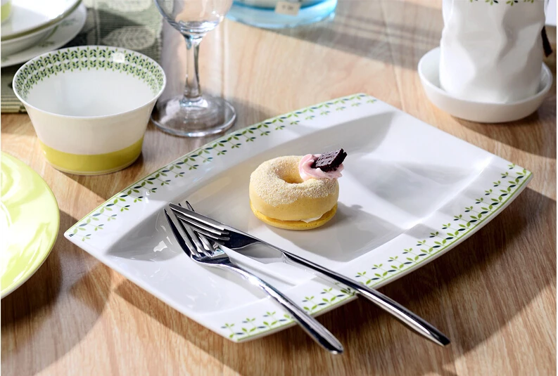 46 шт. набор посуды из керамики|dinnerware set|plate bowlchina plates |