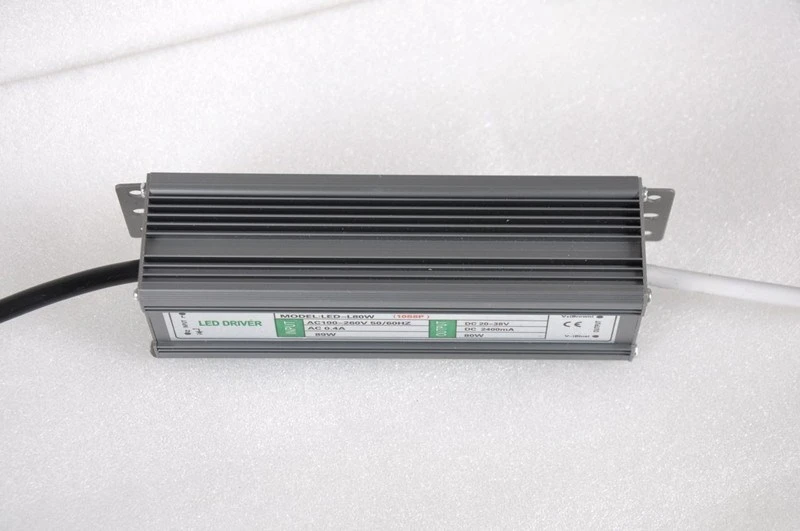 PHISCALE 1 шт. 80 Вт водонепроницаемый Интегрированный Светодиодный драйвер Источник