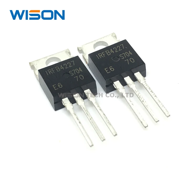 10 шт./лот Новый IRFB4227PBF IRFB4227 FB4227 TO-220 N-channel 200V 65A MOS трубка PDP переключатель | Бытовая