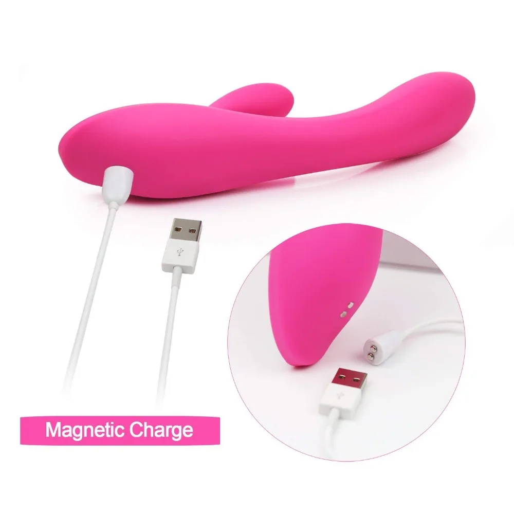 G-Spot кролик клитор 12 скоростной стимулятор вагинальный вибратор USB