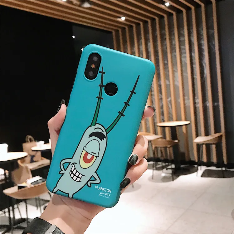 Чехол для Xiaomi mi9 милый мягкий чехол задней панели телефона Mr.Krabs mi 8 8se mi9se 6X Redmi note 5