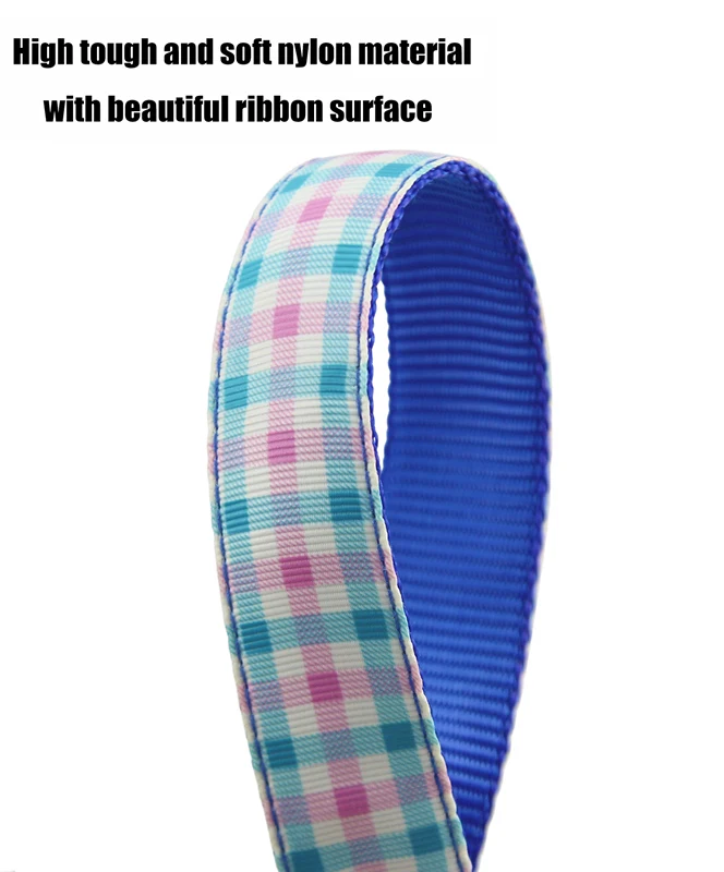 Nylon Dog Collar Adjustable Plaid Patterned Quick Release Puppy for Medium and Large dogs | Дом и сад