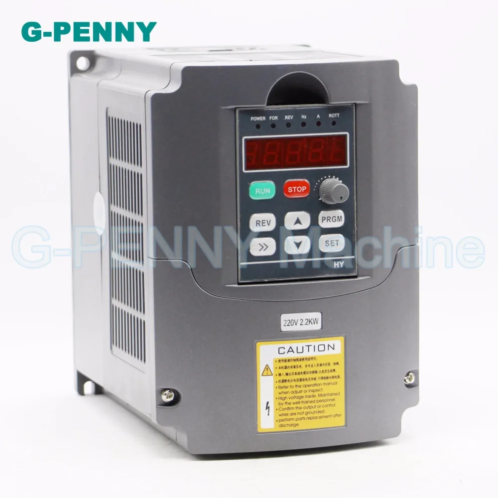 G-PENNY 2.2KW ER20 шпиндель с водяным охлаждением комплект ЧПУ мотор шпинделя 4 подшипника и 2.2KW VFD/инвертор и 80 мм кронштейн и 75 Вт водяной насос