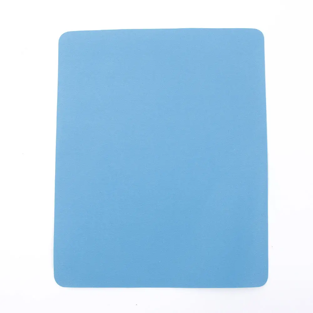 light blue Hot Selling 7 colors Mouse Pad Gaming Mousepad Anti-slip Natural Rubber Gaming Mouse Mat drop shipping - Color: light blue