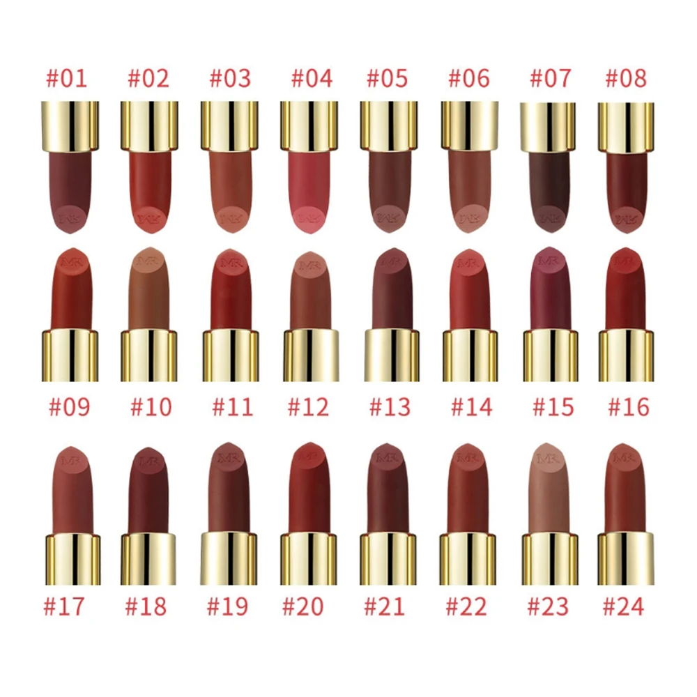 Музыкальная розовая брендовая бархатная матовая губная помада для макияжа