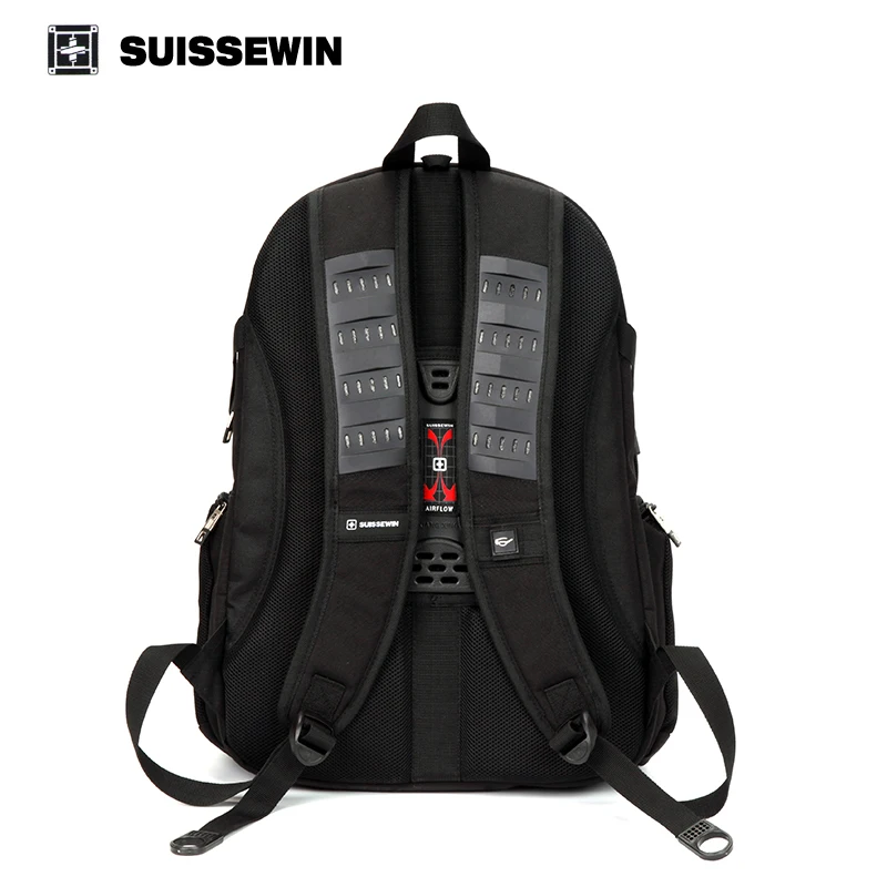 Suissewin swiss quality backpack gear 15 inch laptop sac a dos large capacity waterproof black bagpack mochila | Багаж и сумки