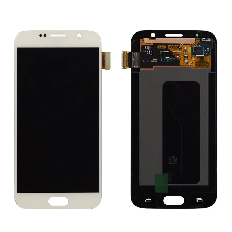 AMOLED для Samsung Galaxy S6 lcd G920 G920F G920i G920A G9200 ЖК-экран + сенсорный дигитайзер стеклянная