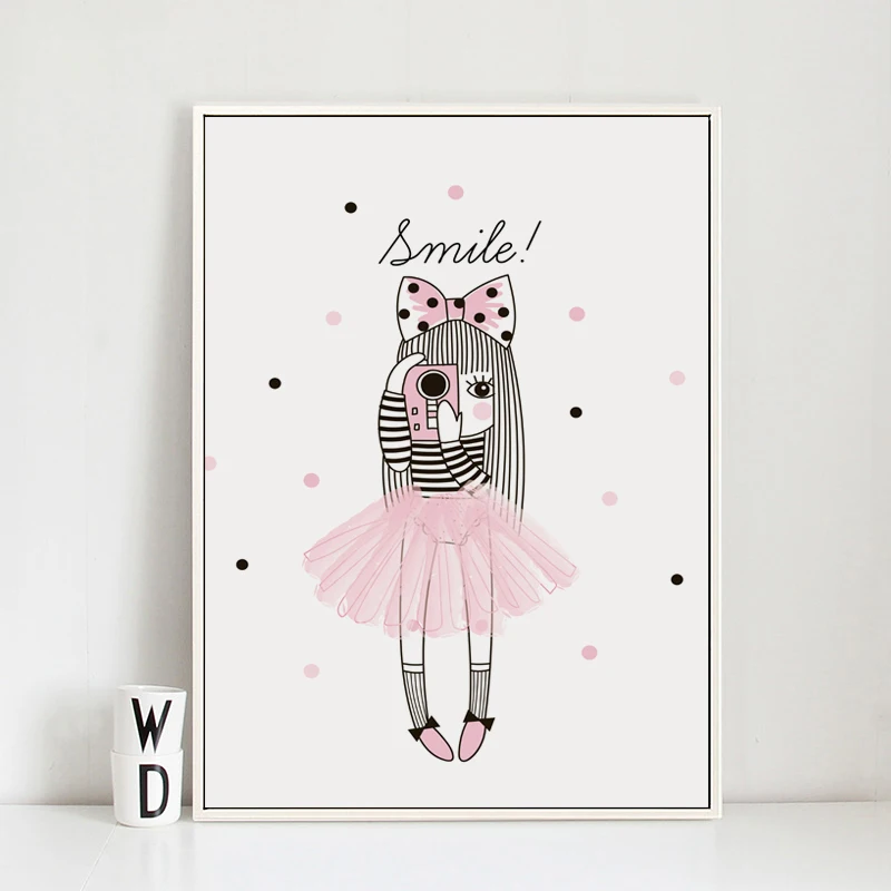 Картина на холсте с изображением девочки мечты А4 А3 А2 07 г|picture wall|art paintingcanvas art painting