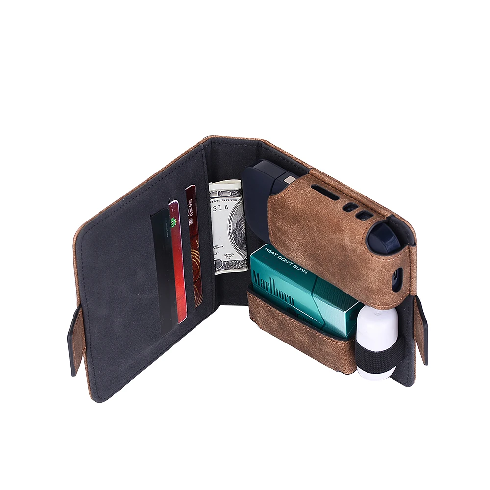 Коробка из искусственной кожи держатель для хранения электронная сигарета iqos