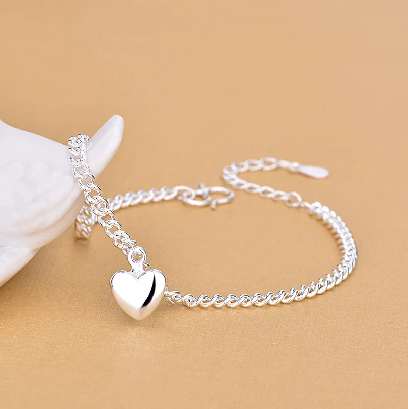 Высокое качество оптовая продажа браслеты цепочки из настоящего серебра 925 пробы