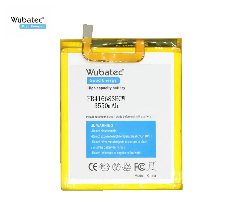 Сменный аккумулятор Wubatec 3x HB416683ECW 3550 мАч/Вт-ч для Huawei Google Nexus 6P батареи +