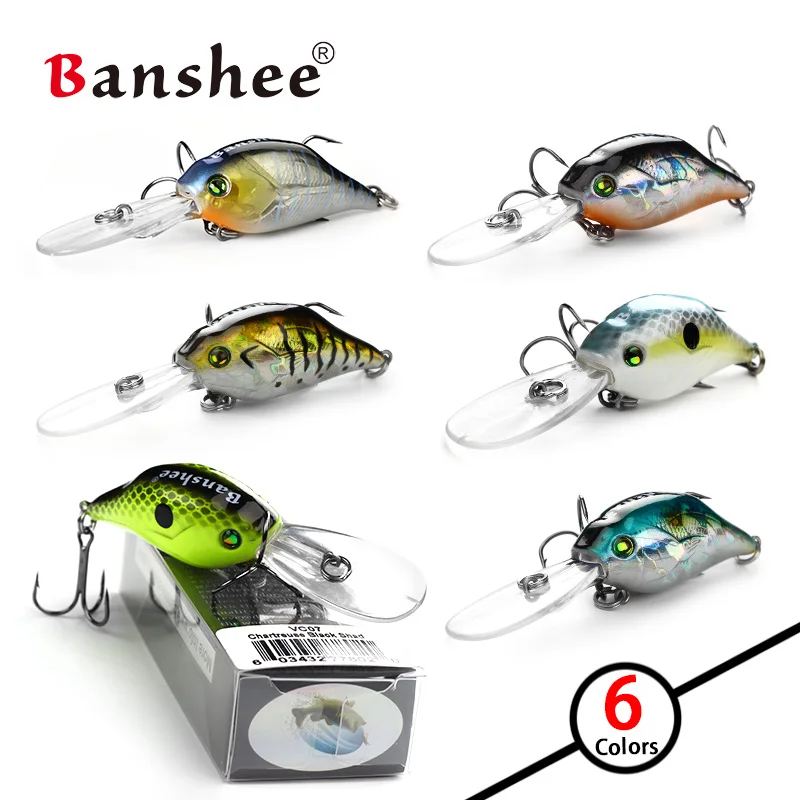 Banshee 53 мм 10 г приманка для рыбы воблеры троллинга твердая щуки крючком Cranckbait на