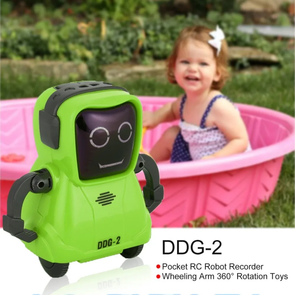 Рождество DDG 3 интеллигентая (ый) Смарт Мини карманный голос Запись RC робот