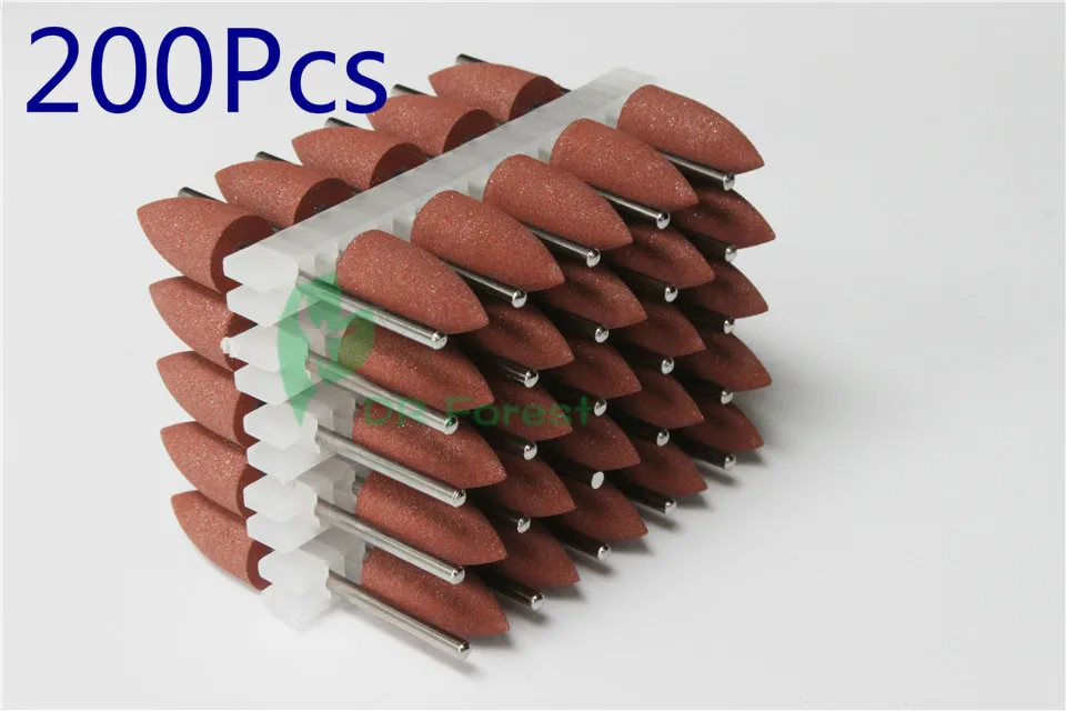 Продажа 200 шт стоматологическая силиконовая резина Полировальные Алмазные