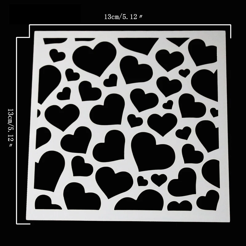 Трафарет для торта в форме сердца трафарет украшения украшение боковой