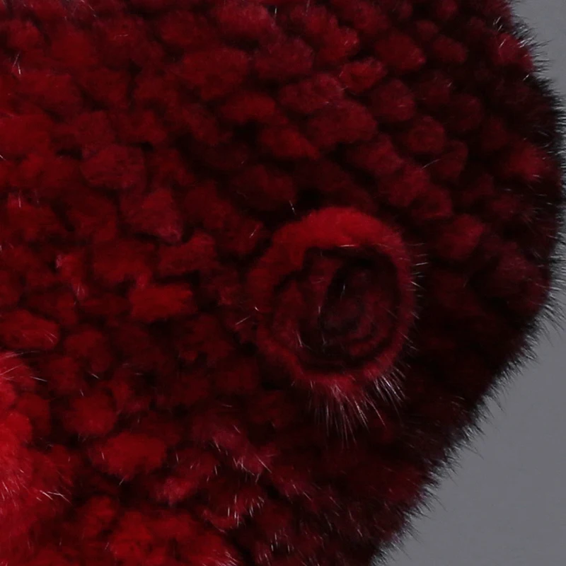 100% из натурального меха норки Для женщин фетровая шляпка шерстяная шляпа для