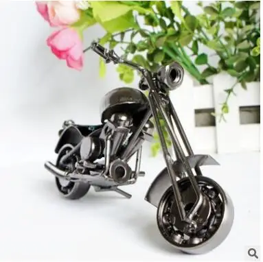 M34C Black 20 видов, 15 см, ручная работа, винтажная железная модель мотоцикла, металлическая фигурка мотоцикла, реквизит для мальчика, подарок, детская игрушка, Декор для дома и офиса - Цвет: M34C Black