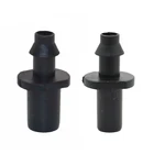 Цилиндрический прямой соединитель 6 мм7,5 мм, пластиковая муфта для быстрого соединения труб для садового орошения, шланг 14 дюйма, 50 шт.