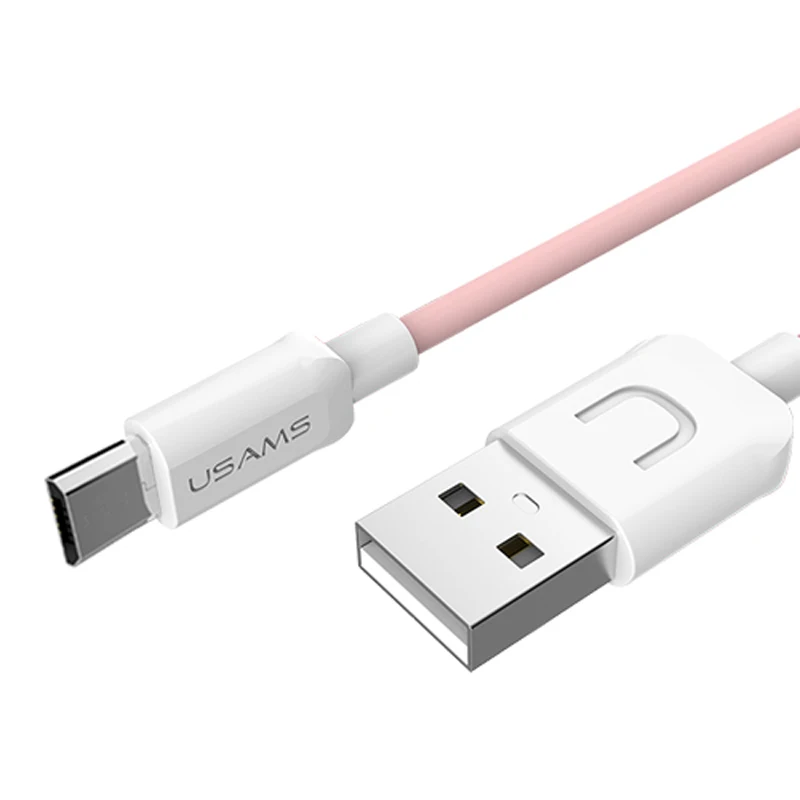 USAMS Micro Телефон зарядный кабель для samsung huawei Xiaomi LG USB передачи данных телефона Android 5