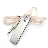 mini foot pedal switch controller tattoo power supply machine stainless steel footswitch 5ft clip cord tattoo accessory tools