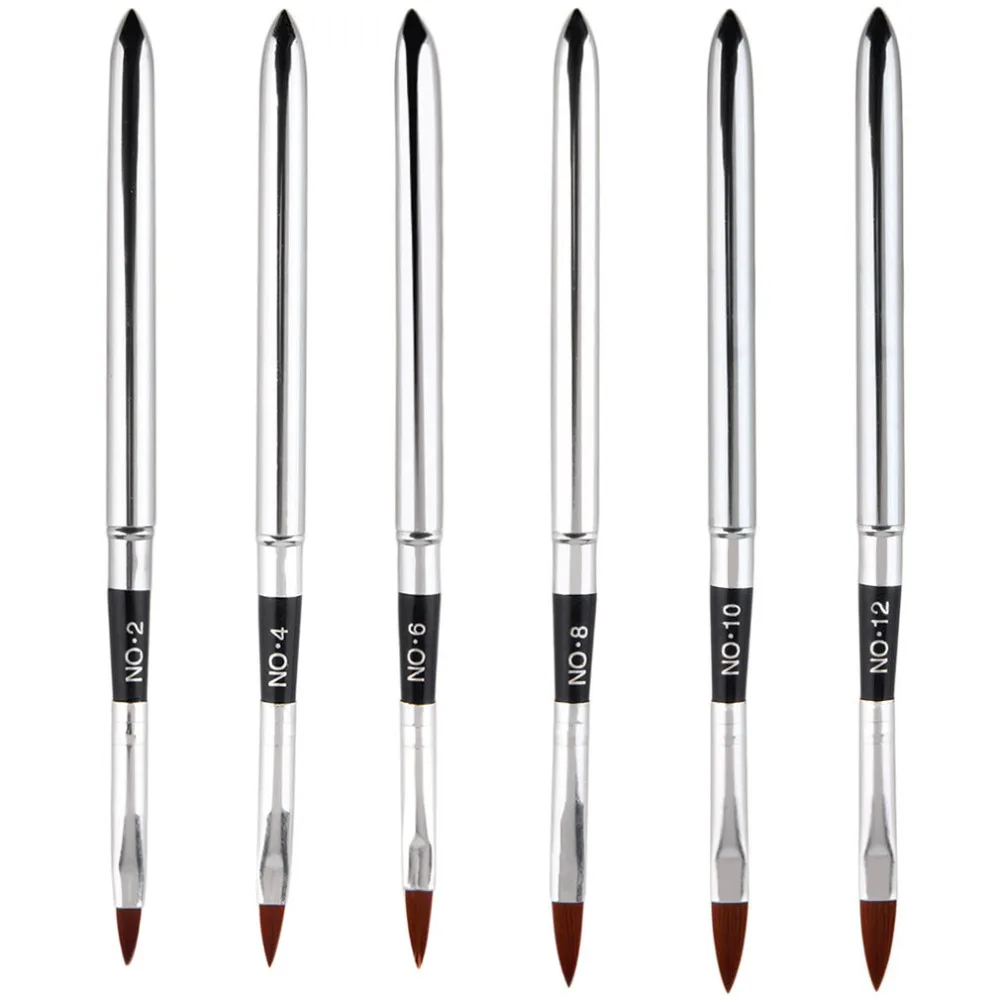 Оборудование для дизайна ногтей 6 шт. съемной крышкой Дизайн Живопись Рисунок Pen